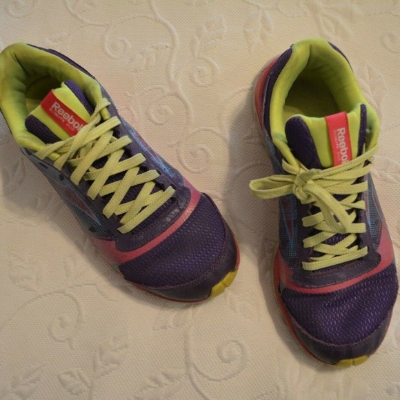 Kids Reeboks Multicolored Pre-Owned Size 5.5 - Picture 5 of 6